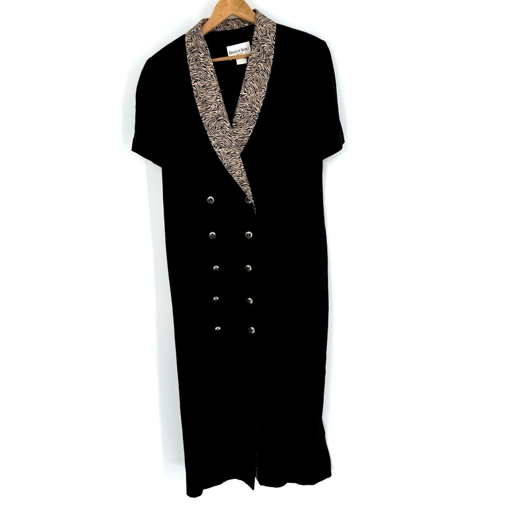Vtg Danny & Nicole Size 14 Womens Dress 90's Double Breasted Blazer Made in USA